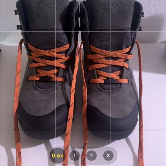 Danner Women’s Gray and Salmon Accents Outdoor Hiking Boots - Picture 7 of 14